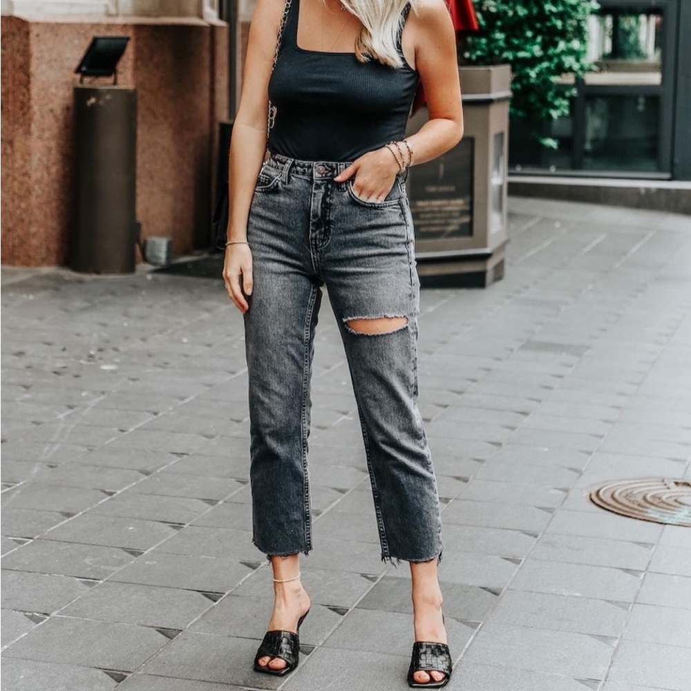 Topshop Straight Jeans